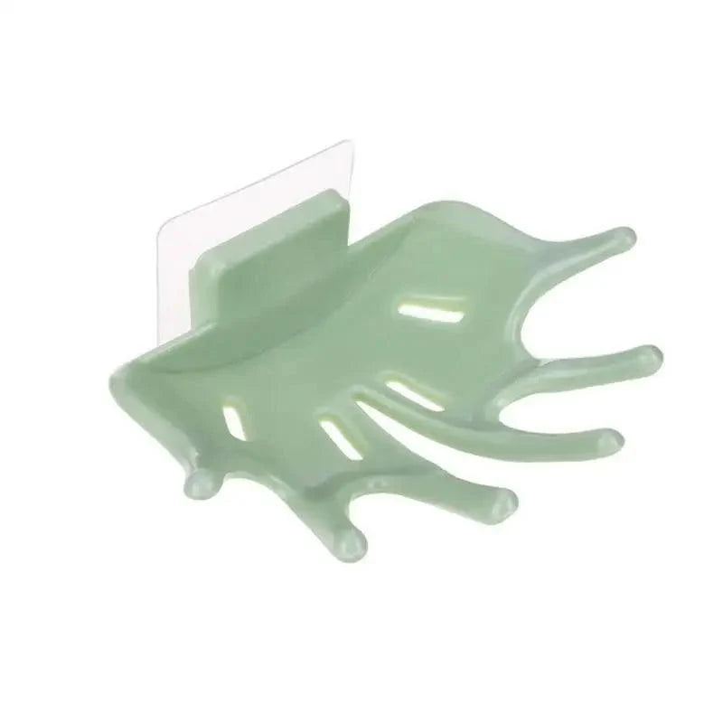 Soap Holder Bathroom Shower Dish Plates Storage Box With Drain Wall Mounted Self Adhesive Plastic Supplies Bathroom Soap Rack Suction Cup Bathroom Soap Dish Holder Shower Soap Dish Saver Tray Bar Soap Sponge Holder for Shower Bathroom Tub and Kitchen Stevvex