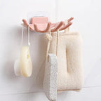 Soap Holder Bathroom Shower Dish Plates Storage Box With Drain Wall Mounted Self Adhesive Plastic Supplies Bathroom Soap Rack Suction Cup Bathroom Soap Dish Holder Shower Soap Dish Saver Tray Bar Soap Sponge Holder for Shower Bathroom Tub and Kitchen Stevvex