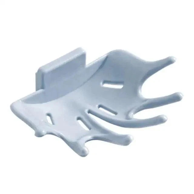 Soap Holder Bathroom Shower Dish Plates Storage Box With Drain Wall Mounted Self Adhesive Plastic Supplies Bathroom Soap Rack Suction Cup Bathroom Soap Dish Holder Shower Soap Dish Saver Tray Bar Soap Sponge Holder for Shower Bathroom Tub and Kitchen Stevvex