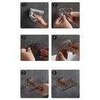 Soap Rack No Drilling Wall Mounted Double Layer Soap Holder Soap Sponge Dish Bathroom Accessories Soap Dishes Self Adhesive Shower Soap Saver Holder Stand Bathroom Bar Soap Case Adhesive Kitchen Sink Sponge Holder Drainer Wall Soap Dish Container Stevvex
