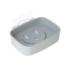 Soap Rack No Drilling Wall Mounted Double Layer Soap Holder Soap Sponge Dish Bathroom Accessories Soap Dishes Self Adhesive Soap Dish Bar Soap Holder Soap Dishes Tray Saver Case Box for Shower Bathroom Kitchen Dish Drainer Drying Rack Stevvex