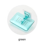 Soap Rack No Drilling Wall Mounted Double Layer Soap Holder Soap Sponge Dish Bathroom Accessories Soap Dishes Self Adhesive Soap Dish Bar Soap Holder Soap Dishes Tray Saver Case Box for Shower Bathroom Kitchen Dish Drainer Drying Rack Stevvex