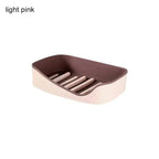 Soap Rack No Drilling Wall Mounted Double Layer Soap Holder Soap Sponge Dish Bathroom Accessories Soap Dishes Self Adhesive Soap Dish Bar Soap Holder Soap Dishes Tray Saver Case Box for Shower Bathroom Kitchen Dish Drainer Drying Rack Stevvex