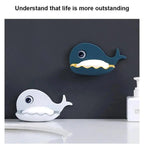 Soap Rack No Drilling Wall Mounted Drain Non Perforated Double Layer Holder Sponge Dish Accessories Magic Soap Dishes Bathroom Cute Soap Dish for Kids Plastic Self Draining Soap Holder for Shower Wall Cartoon Hanging Bathroom Soap Tray with Suction Cup Stevvex