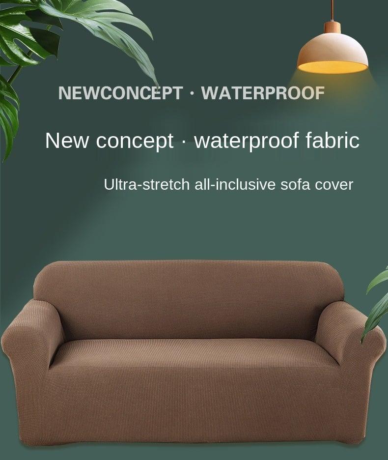 Sofa Cover Waterproof Waffle Sofa Cover All-Inclusive Thick  Sofa Towel Waterproof Sofa Cushion Waterproof Couch Cover Dual Waterproof Sofa Cover Stretch Jacquard Sofa Slipcover Leakproof Furniture Protector For Kids Stevvex