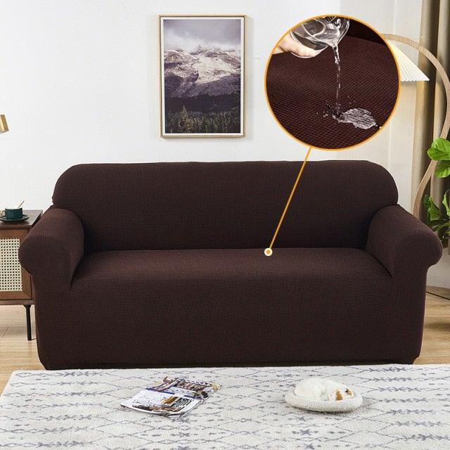 Sofa Cover Waterproof Waffle Sofa Cover All-Inclusive Thick  Sofa Towel Waterproof Sofa Cushion Waterproof Couch Cover Dual Waterproof Sofa Cover Stretch Jacquard Sofa Slipcover Leakproof Furniture Protector For Kids Stevvex