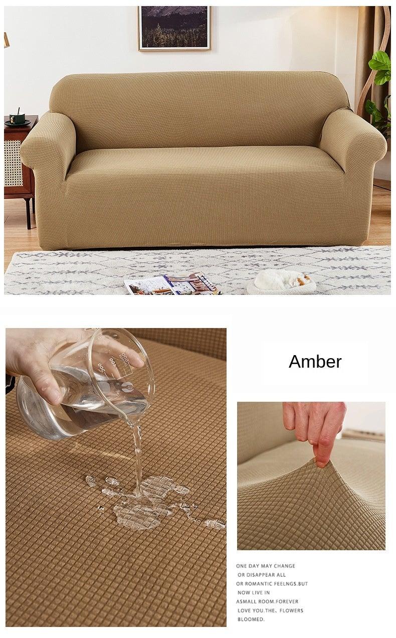 Sofa Cover Waterproof Waffle Sofa Cover All-Inclusive Thick  Sofa Towel Waterproof Sofa Cushion Waterproof Couch Cover Dual Waterproof Sofa Cover Stretch Jacquard Sofa Slipcover Leakproof Furniture Protector For Kids Stevvex