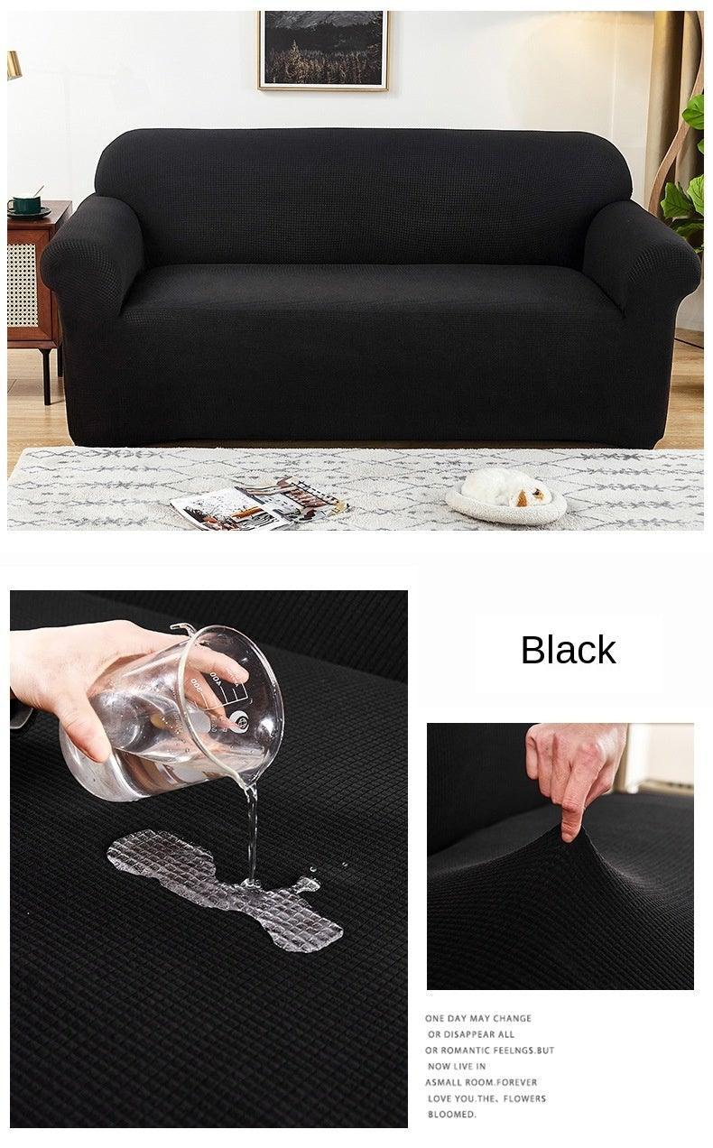 Sofa Cover Waterproof Waffle Sofa Cover All-Inclusive Thick  Sofa Towel Waterproof Sofa Cushion Waterproof Couch Cover Dual Waterproof Sofa Cover Stretch Jacquard Sofa Slipcover Leakproof Furniture Protector For Kids Stevvex