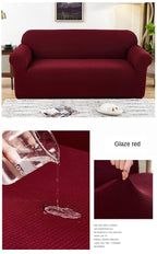 Sofa Cover Waterproof Waffle Sofa Cover All-Inclusive Thick  Sofa Towel Waterproof Sofa Cushion Waterproof Couch Cover Dual Waterproof Sofa Cover Stretch Jacquard Sofa Slipcover Leakproof Furniture Protector For Kids Stevvex