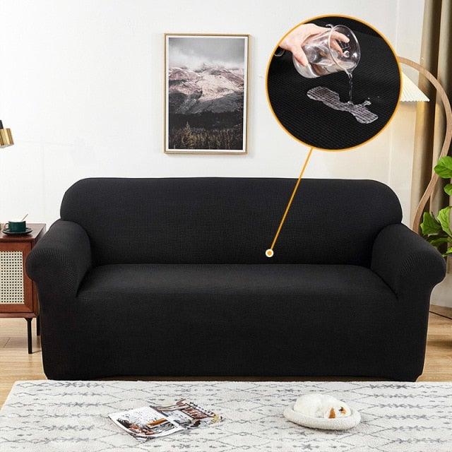 Sofa Cover Waterproof Waffle Sofa Cover All-Inclusive Thick  Sofa Towel Waterproof Sofa Cushion Waterproof Couch Cover Dual Waterproof Sofa Cover Stretch Jacquard Sofa Slipcover Leakproof Furniture Protector For Kids Stevvex