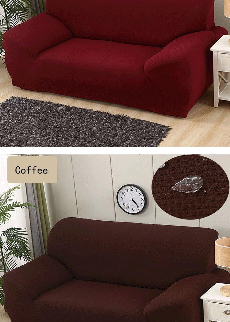 Sofa Cover Waterproof Waffle Sofa Cover All-Inclusive Thick  Sofa Towel Waterproof Sofa Cushion Waterproof Couch Cover Dual Waterproof Sofa Cover Stretch Jacquard Sofa Slipcover Leakproof Furniture Protector For Kids Stevvex