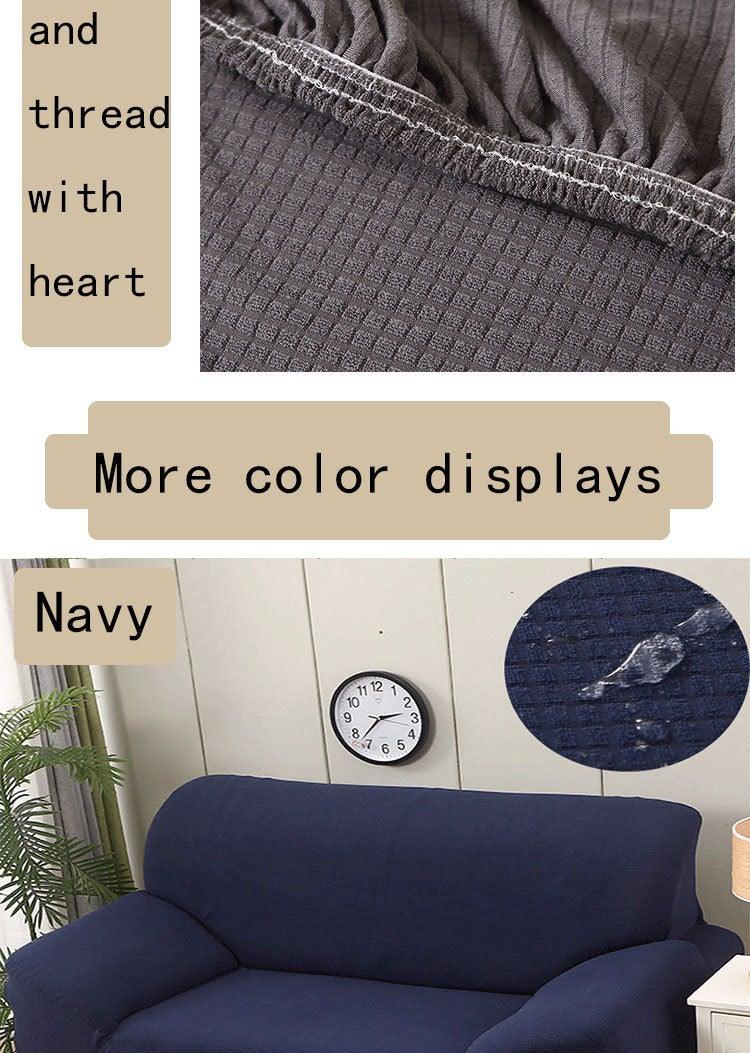 Sofa Cover Waterproof Waffle Sofa Cover All-Inclusive Thick  Sofa Towel Waterproof Sofa Cushion Waterproof Couch Cover Dual Waterproof Sofa Cover Stretch Jacquard Sofa Slipcover Leakproof Furniture Protector For Kids Stevvex