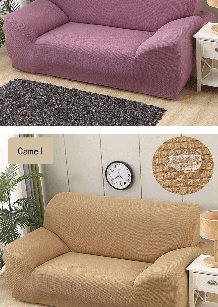 Sofa Cover Waterproof Waffle Sofa Cover All-Inclusive Thick  Sofa Towel Waterproof Sofa Cushion Waterproof Couch Cover Dual Waterproof Sofa Cover Stretch Jacquard Sofa Slipcover Leakproof Furniture Protector For Kids Stevvex