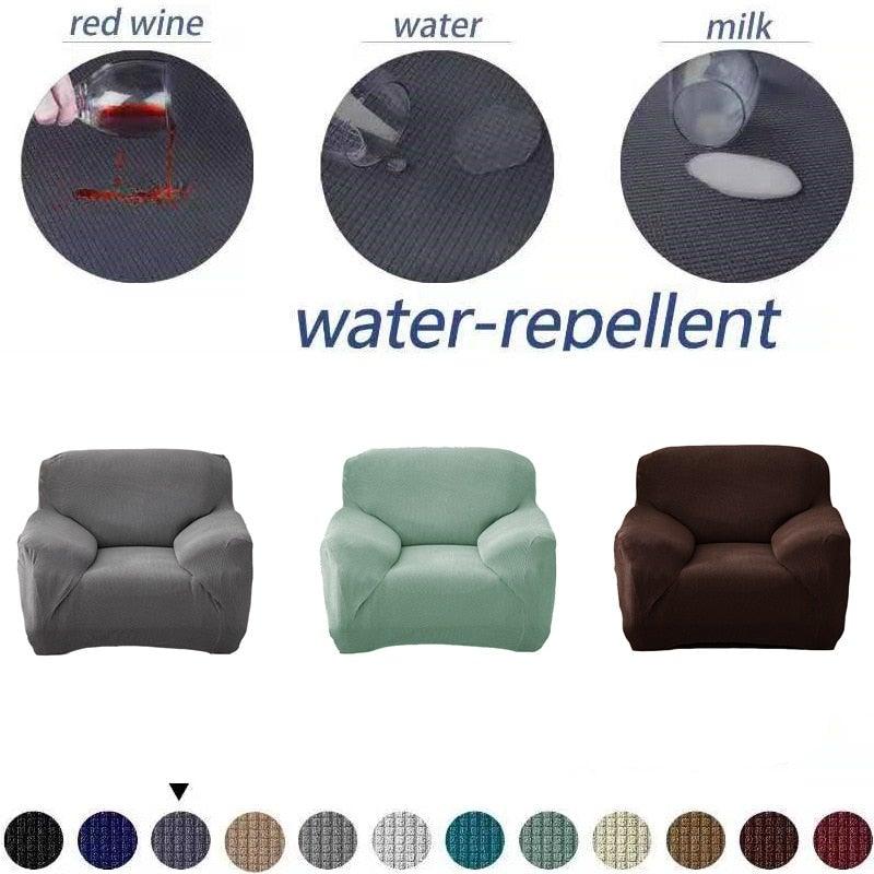 Sofa Cover Waterproof Waffle Sofa Cover All-Inclusive Thick  Sofa Towel Waterproof Sofa Cushion Waterproof Couch Cover Dual Waterproof Sofa Cover Stretch Jacquard Sofa Slipcover Leakproof Furniture Protector For Kids Stevvex