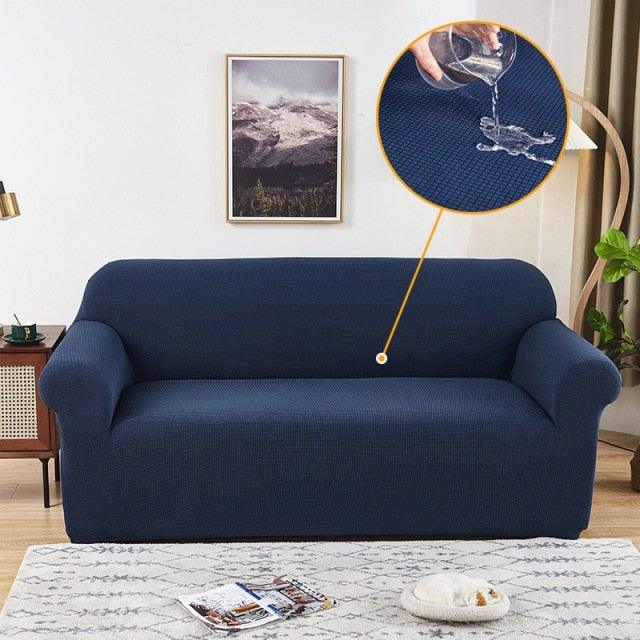 Sofa Cover Waterproof Waffle Sofa Cover All-Inclusive Thick  Sofa Towel Waterproof Sofa Cushion Waterproof Couch Cover Dual Waterproof Sofa Cover Stretch Jacquard Sofa Slipcover Leakproof Furniture Protector For Kids Stevvex