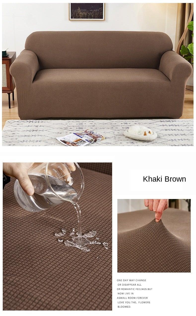 Sofa Cover Waterproof Waffle Sofa Cover All-Inclusive Thick  Sofa Towel Waterproof Sofa Cushion Waterproof Couch Cover Dual Waterproof Sofa Cover Stretch Jacquard Sofa Slipcover Leakproof Furniture Protector For Kids Stevvex