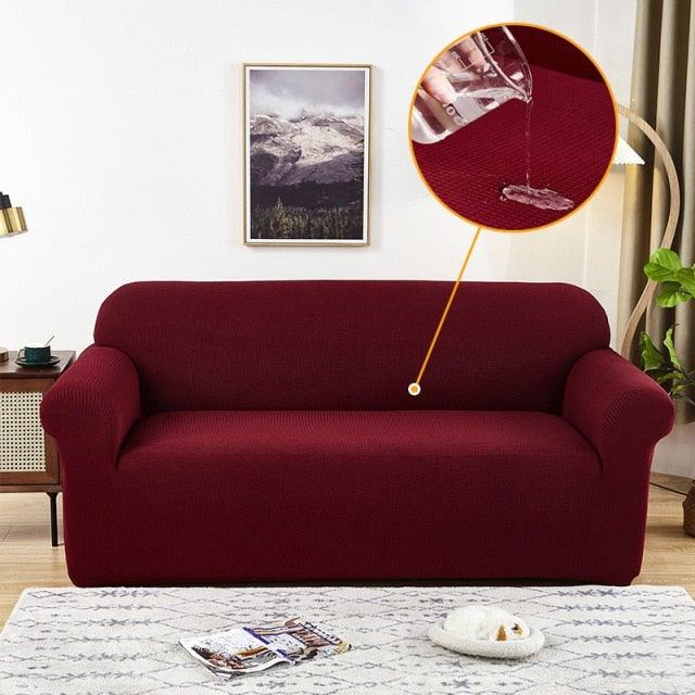 Sofa Cover Waterproof Waffle Sofa Cover All-Inclusive Thick  Sofa Towel Waterproof Sofa Cushion Waterproof Couch Cover Dual Waterproof Sofa Cover Stretch Jacquard Sofa Slipcover Leakproof Furniture Protector For Kids Stevvex