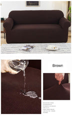 Sofa Cover Waterproof Waffle Sofa Cover All-Inclusive Thick  Sofa Towel Waterproof Sofa Cushion Waterproof Couch Cover Dual Waterproof Sofa Cover Stretch Jacquard Sofa Slipcover Leakproof Furniture Protector For Kids Stevvex