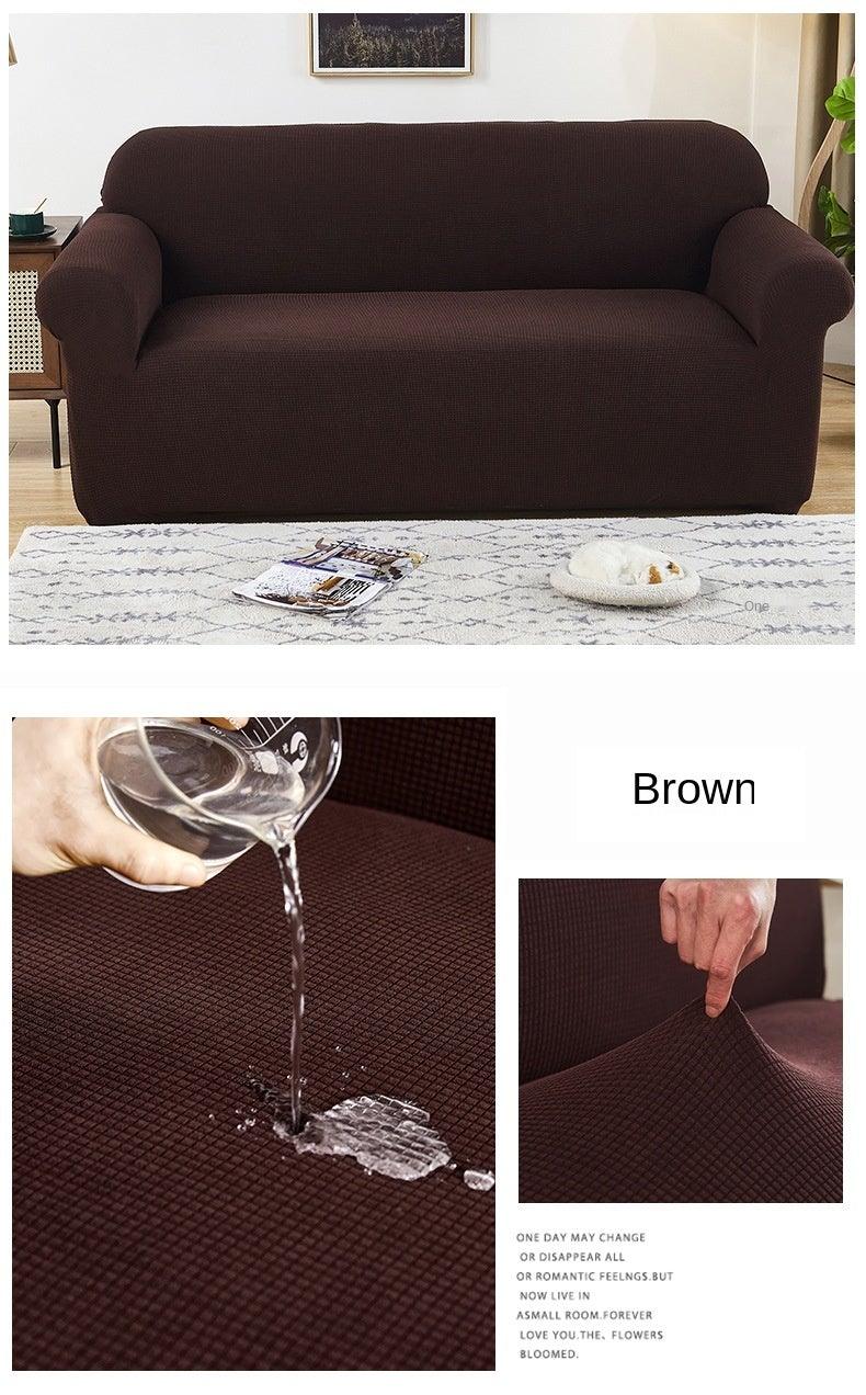 Sofa Cover Waterproof Waffle Sofa Cover All-Inclusive Thick  Sofa Towel Waterproof Sofa Cushion Waterproof Couch Cover Dual Waterproof Sofa Cover Stretch Jacquard Sofa Slipcover Leakproof Furniture Protector For Kids Stevvex