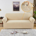 Sofa Cover Waterproof Waffle Sofa Cover All-Inclusive Thick  Sofa Towel Waterproof Sofa Cushion Waterproof Couch Cover Dual Waterproof Sofa Cover Stretch Jacquard Sofa Slipcover Leakproof Furniture Protector For Kids Stevvex