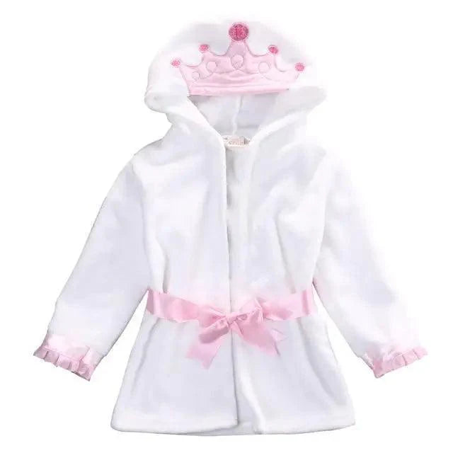 Soft And Comfortable Baby Bathrobes Cute Cartoon Animal Face Sleepwear For Babies Unique Design Hooded Sleepwear For Infants Stevvex