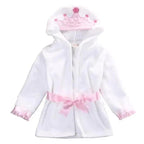 Soft And Comfortable Baby Bathrobes Cute Cartoon Animal Face Sleepwear For Babies Unique Design Hooded Sleepwear For Infants Stevvex