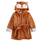 Soft And Comfortable Baby Bathrobes Cute Cartoon Animal Face Sleepwear For Babies Unique Design Hooded Sleepwear For Infants Stevvex