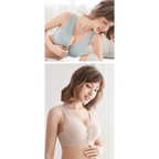 Soft And Comfortable Cotton Nursing Bra Breathable Breastfeeding Bras for Women Maternity Bra Plus Big Size Easy Feeding Bra Wire Free Stevvex