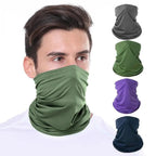 Soft And Comfortable Silk Scarf Unisex Magic Scarf Outdoor Sports Bicycle Headband Bike Cycling Neck Tube Warmer Riding Bandanas Face Mask Stevvex