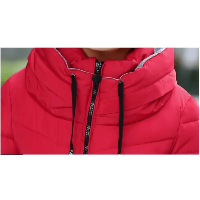 Soft And Comfortable Winter Jacket For Women Short Women's Thicken Outerwear In solid hooded Coats Zipper For Female Slim Cotton padded basic tops Stevvex