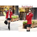 Soft And Comfortable Winter Jacket For Women Short Women's Thicken Outerwear In solid hooded Coats Zipper For Female Slim Cotton padded basic tops Stevvex