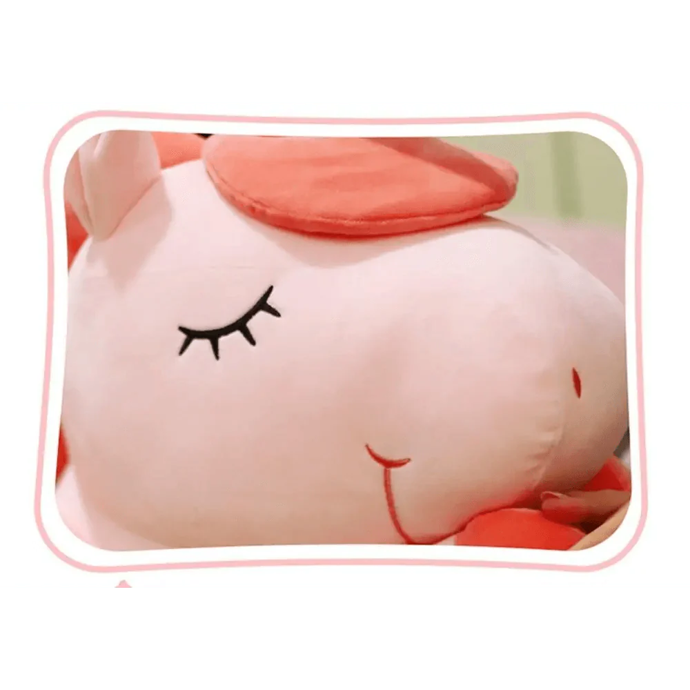 Soft And Cute 30CM Unicorn Action Figure Plush Toy Huggable Bear Doll Girl Sleeping Long Pillow Cute For Girl's Bed Stevvex