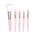 Soft And Cute 5Pcs Makeup Brushes Set Eye Shadow Eyebrow Eyeliner Blush Loose Foundation Powder Professional Lip Women Cosmetic Tools Stevvex
