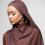Soft Breathable Everyday Minimalist Hijab with Undercap‌ (MH186)
