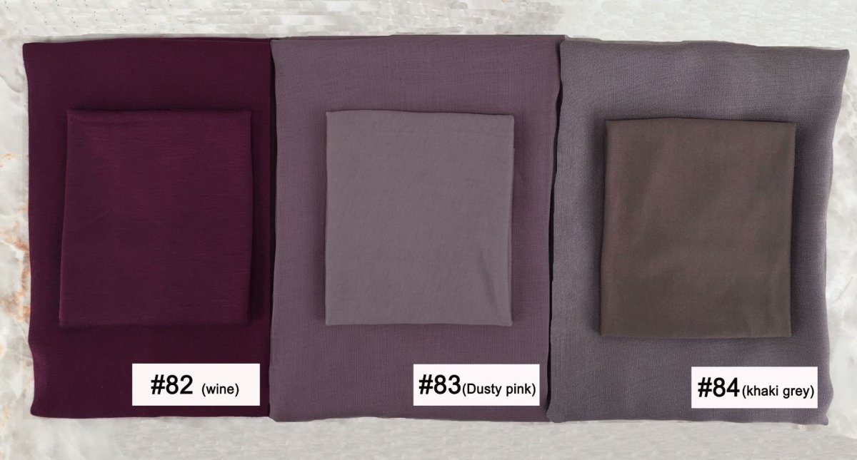 Soft Breathable Everyday Minimalist Hijab with Undercap‌ (MH186)
