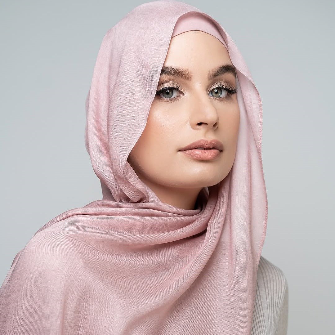 Soft Breathable Everyday Minimalist Hijab with Undercap‌ (MH186)