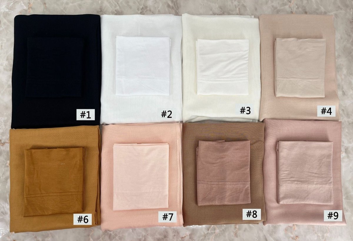 Soft Breathable Everyday Minimalist Hijab with Undercap‌ (MH186)