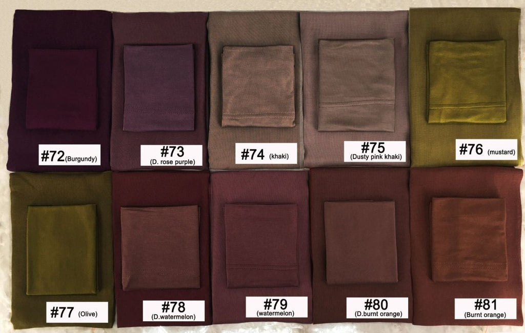 Soft Breathable Everyday Minimalist Hijab with Undercap‌ (MH186)