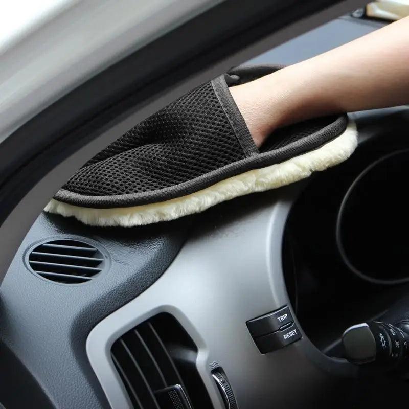 Soft Car Washing Gloves Motorcycle Washer Fast Modern Cleaning Car Glove Easy Clean Care Products For Car Stevvex