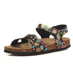 Soft Casual Sandals Women Summer Beach Slides Slippers Flip Flops Non-slip Buckle Strap Girls Indoor Outside Shoes Adjustable Double Buckle Strap Casual Comfort Footbed Slides Sandals For Indoor And Outdoor Beach Stevvex