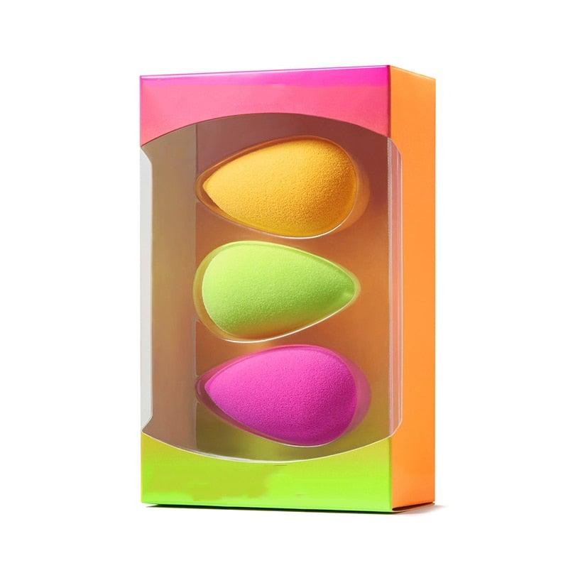 Soft Colorful Makeup Sponge Cosmetic Powder Set Sponge Puff Wet Bigger Cosmetic Tool Make up Sponge Healthy Latex Soft Sponge Stevvex