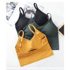 Soft Cotton Sports Bras For Women Push Up Solid Sports Bra Jogging Gym Women Sports Bra Girl Underwear Fitness Running Yoga Sport Tops Stevvex