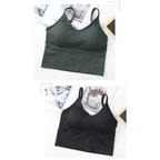 Soft Cotton Sports Bras For Women Push Up Solid Sports Bra Jogging Gym Women Sports Bra Girl Underwear Fitness Running Yoga Sport Tops Stevvex