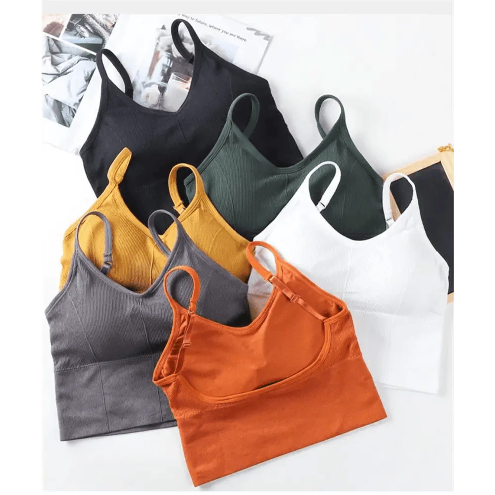Soft Cotton Sports Bras For Women Push Up Solid Sports Bra Jogging Gym Women Sports Bra Girl Underwear Fitness Running Yoga Sport Tops Stevvex