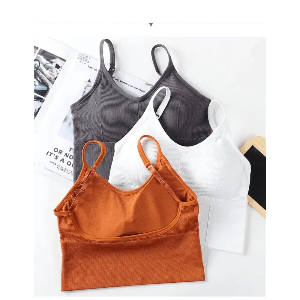 Soft Cotton Sports Bras For Women Push Up Solid Sports Bra Jogging Gym Women Sports Bra Girl Underwear Fitness Running Yoga Sport Tops Stevvex
