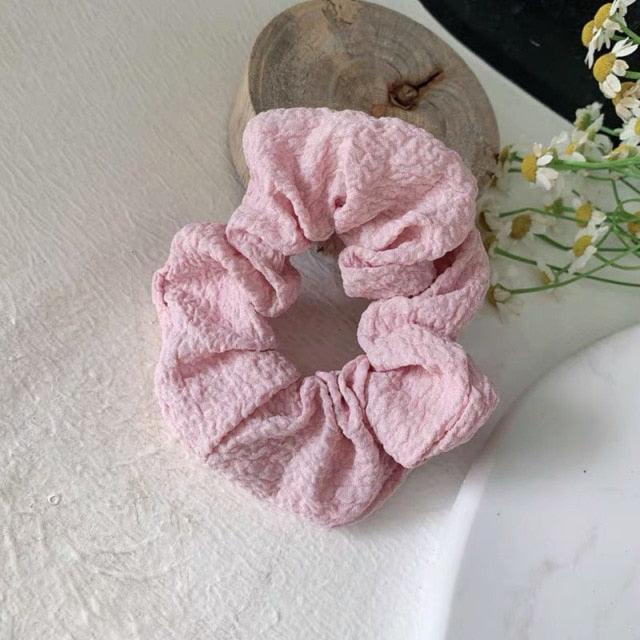 Soft Faux Fur Hair Scrunchies Plush Elastic Hair Bands Women Girls Ponytail Holder Rubber Band Fashion Headwear Ponytail Holder Accessories for Women Stevvex
