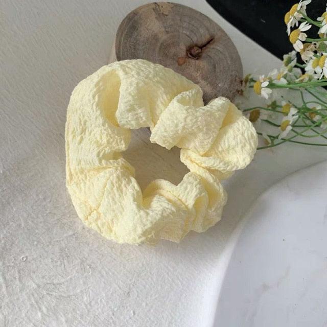 Soft Faux Fur Hair Scrunchies Plush Elastic Hair Bands Women Girls Ponytail Holder Rubber Band Fashion Headwear Ponytail Holder Accessories for Women Stevvex