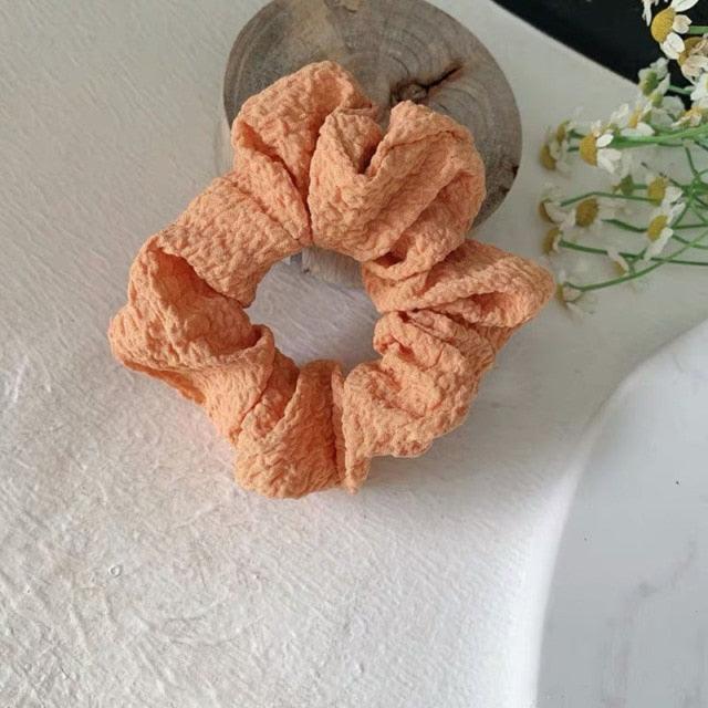 Soft Faux Fur Hair Scrunchies Plush Elastic Hair Bands Women Girls Ponytail Holder Rubber Band Fashion Headwear Ponytail Holder Accessories for Women Stevvex