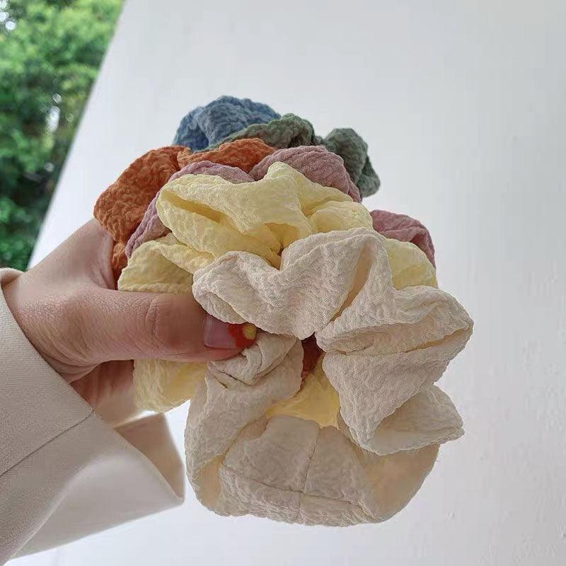 Soft Faux Fur Hair Scrunchies Plush Elastic Hair Bands Women Girls Ponytail Holder Rubber Band Fashion Headwear Ponytail Holder Accessories for Women Stevvex