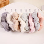 Soft Faux Fur Hair Scrunchies Plush Elastic Hair Bands Women Girls Ponytail Holder Rubber Band Fashion Headwear Ponytail Holder Accessories for Women Stevvex